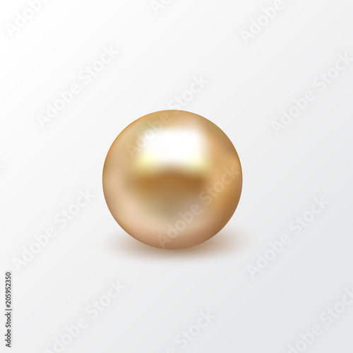 Beautiful shiny sea pearl