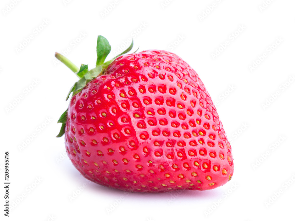 Red berry strawberry isolated on white background Red berry strawberry isolated on white background