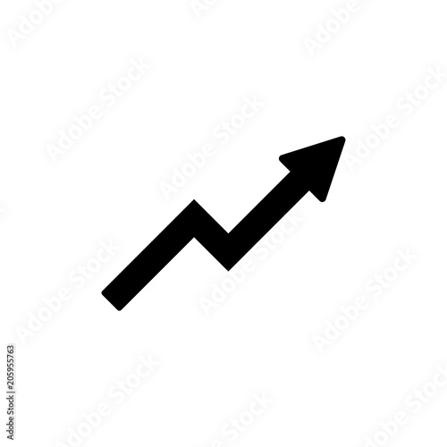 zigzag arrow icon. Element of web icon for mobile concept and web apps. Isolated zigzag arrow icon can be used for web and mobile. Premium icon