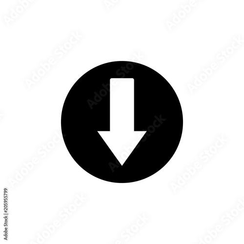 Free Download download arrow icon. Element of web icon for mobile concept and web apps. Isolated download arrow icon can be used for web and mobile. Premium icon - GFXLoad