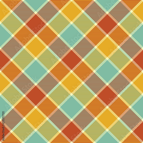 Seamless tartan vector pattern