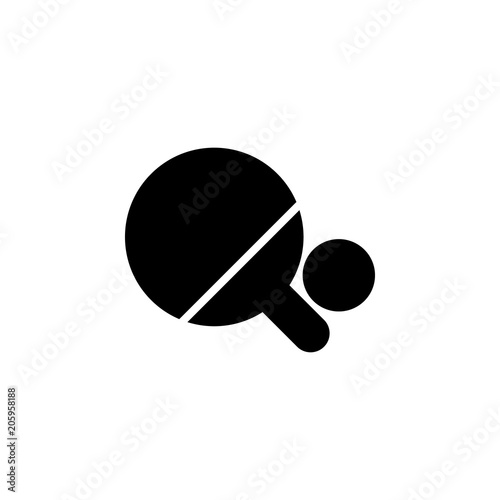 Ping pong icon. Element of web icon for mobile concept and web apps. Isolated Ping pong icon can be used for web and mobile