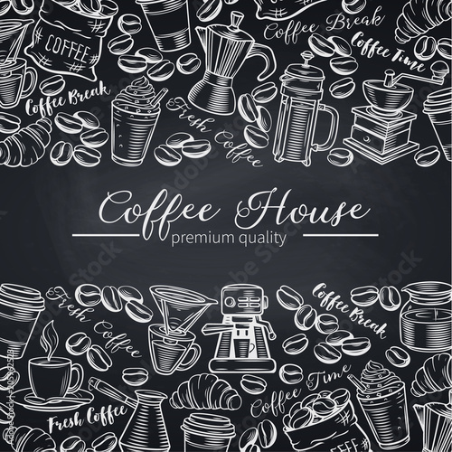 Template coffee shop page design