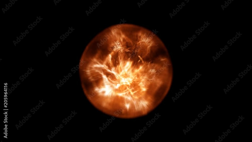 Bright and hot source of energy in a dark background Bright and hot source of energy in a dark background
