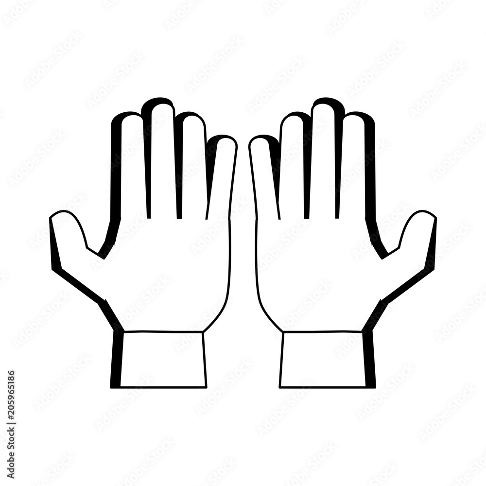 Soccer goalkeeper gloves vector illustration graphic design Soccer goalkeeper gloves vector illustration graphic design