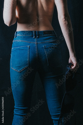Tablou pe pânză WOMAN JEANS