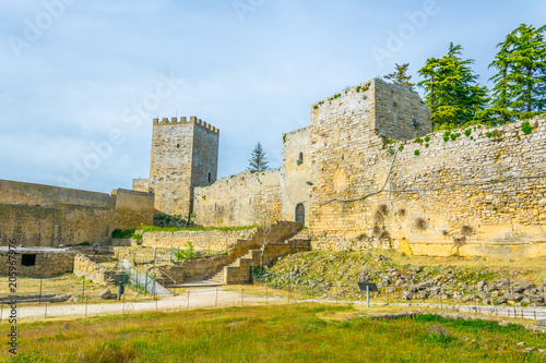 Castello di Lombardia in Enna, Sicily, Italy