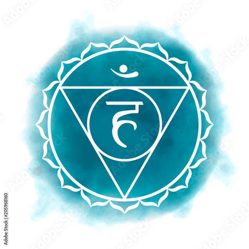 Fifth, throat chakra - Vishuddha.