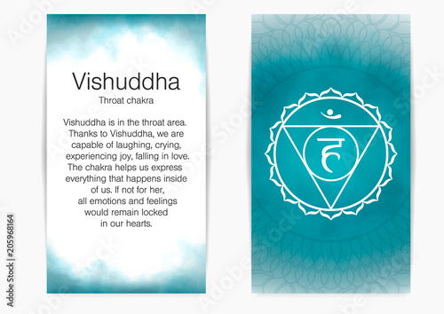 Fifth, throat chakra - Vishuddha.