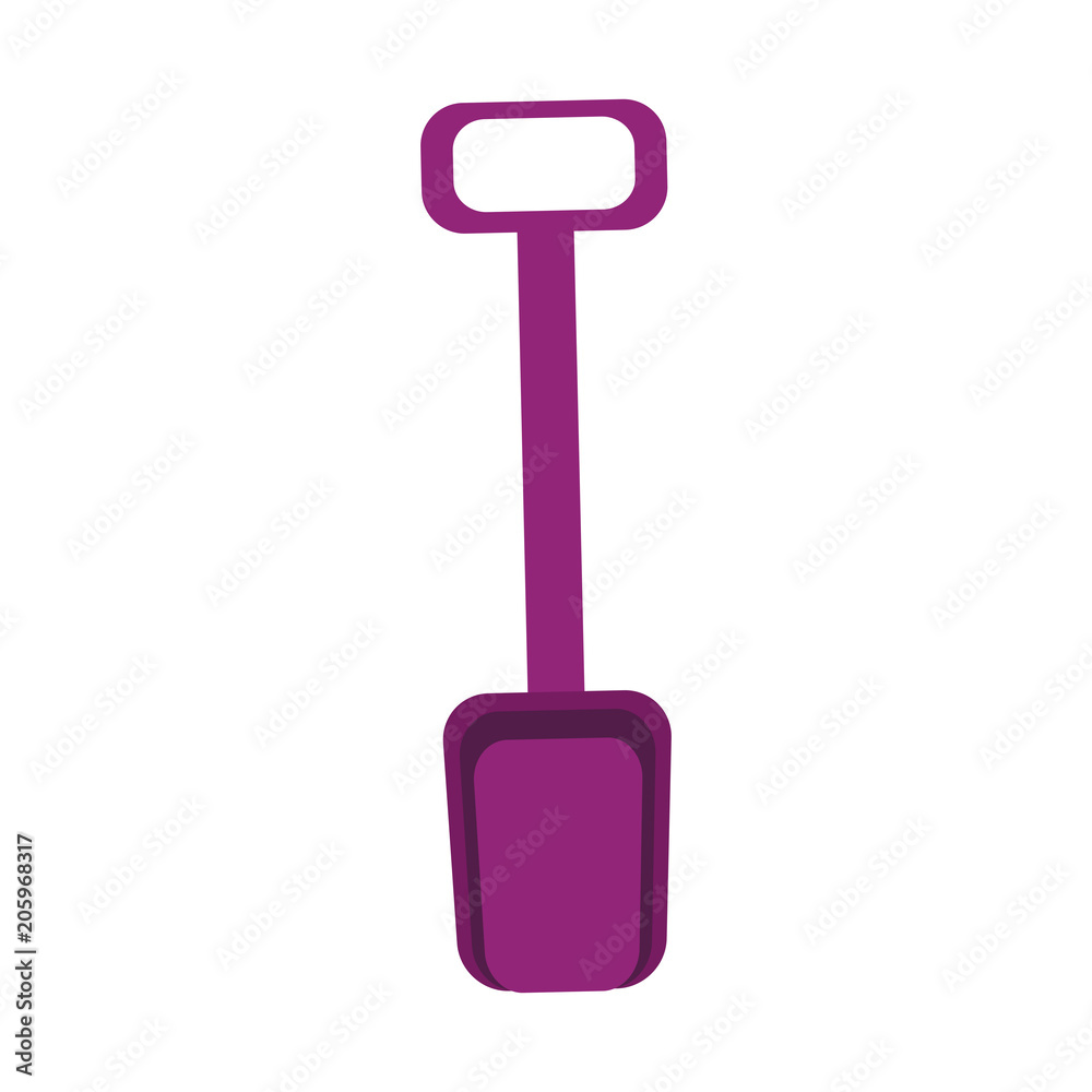Little shovel toy vector illustration graphic design Little shovel toy vector illustration graphic design