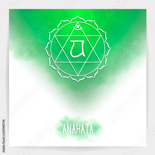 Fourth, heart chakra - Anahata.