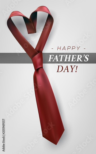Fathers day heart shaped necktie.