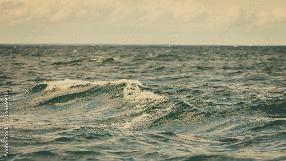 Baltic sea sunset horizon, water landscape Baltic sea sunset horizon, water landscape