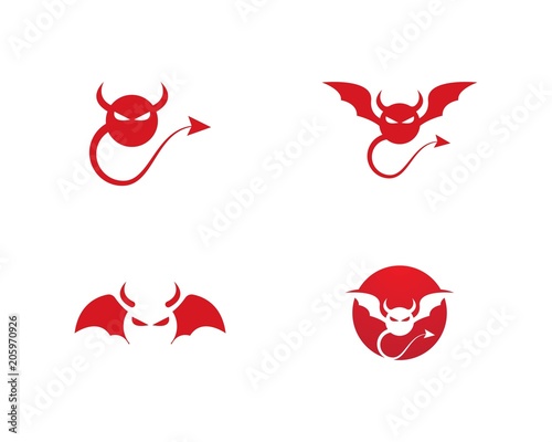 Devil logo vector