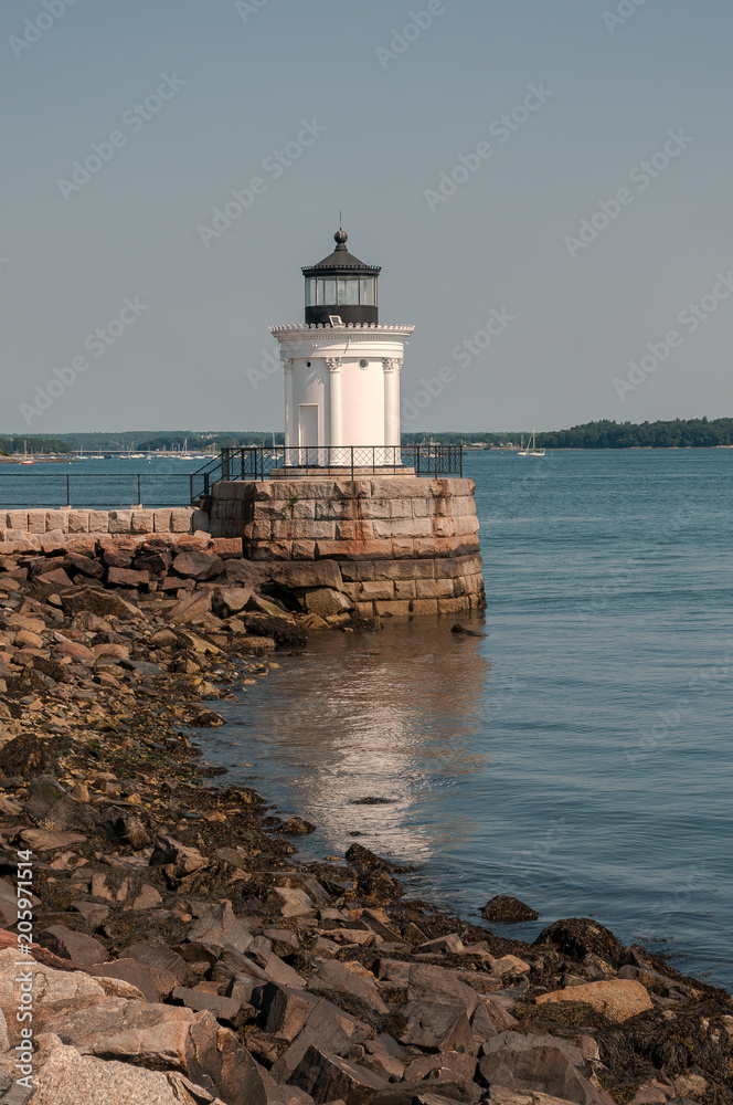 Bug Lighthouse in Portland, Maine (also known as the Portland Breakwater Lighthouse) Bug Lighthouse in Portland, Maine (also known as the Portland Breakwater Lighthouse)