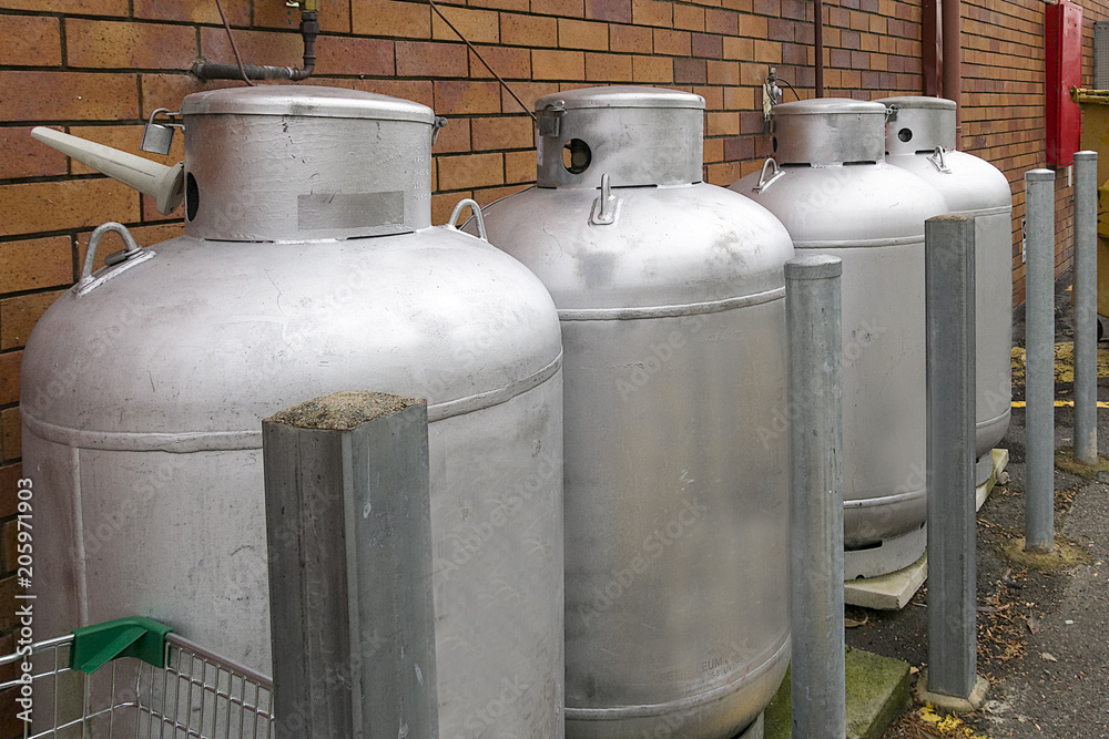 Gas bottles used by local eatery Gas bottles used by local eatery