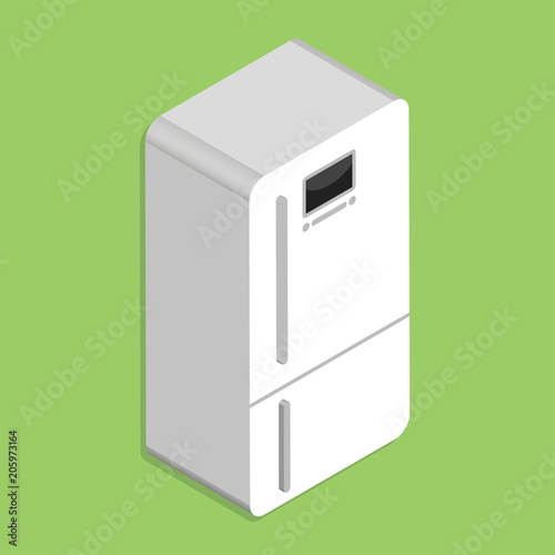 refrigerator icon isolated on white background