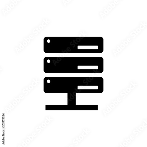 data center icon. Element of web icon for mobile concept and web apps. Isolated data center icon can be used for web and mobile