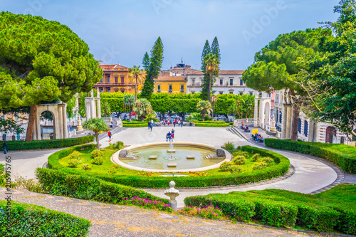 Fotografie, Obraz Bellini garden park in Catania, Sicily, Italy