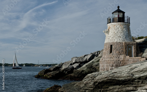 Wallpaper Mural Castle Hill Lighthouse in Newport, Rhode Island Torontodigital.ca