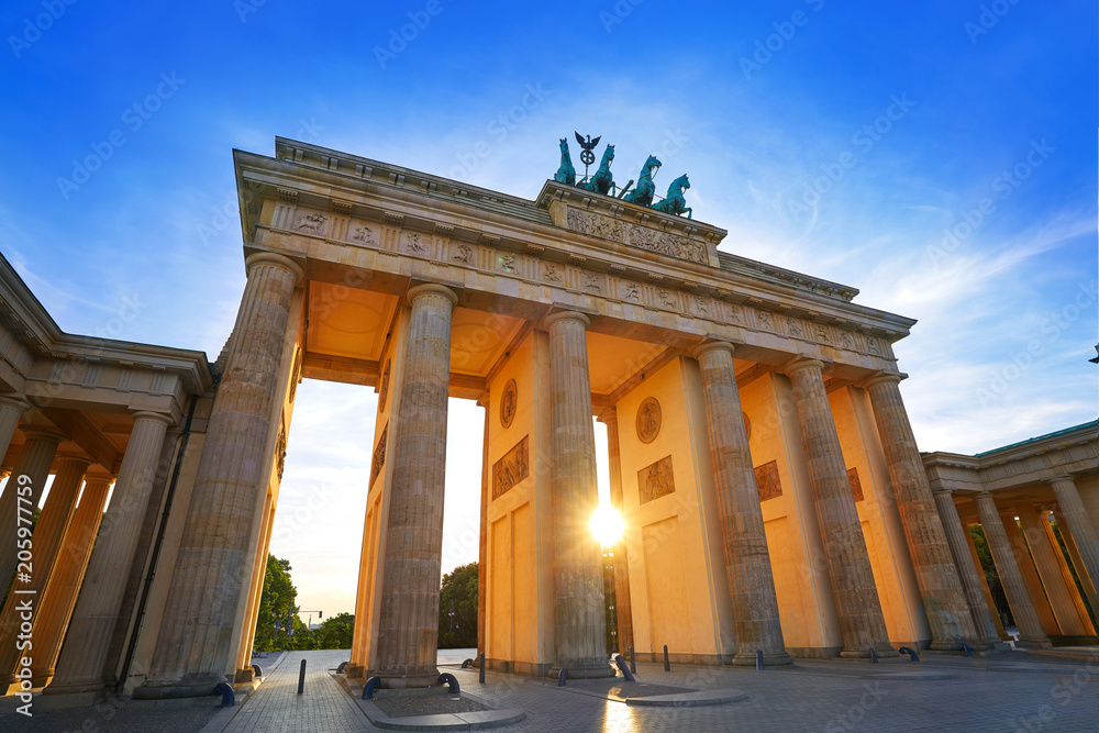 Fototapeta premium Berlin Brandenburg Gate Brandenburger Tor