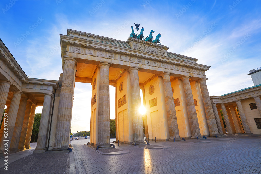 Obraz premium Berlin Brandenburg Gate Brandenburger Tor