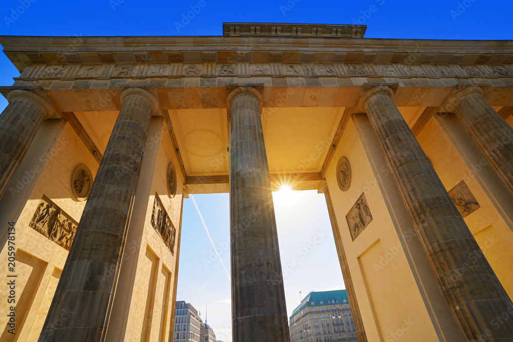Fototapeta premium Berlin Brandenburg Gate Brandenburger Tor