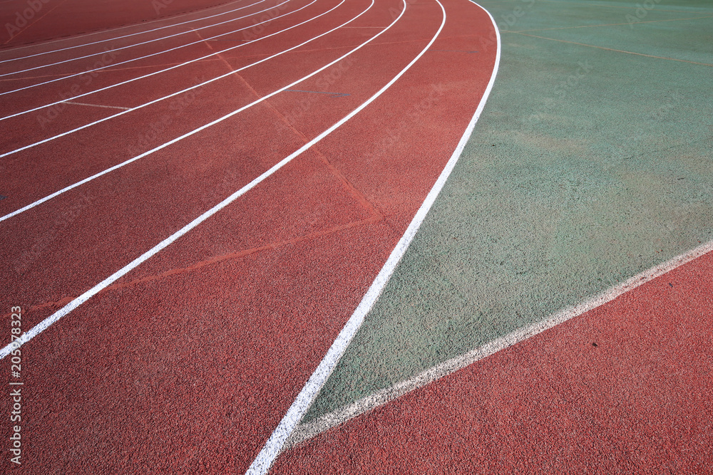 Fototapeta premium Track and field digital