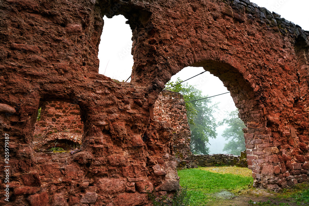 Burg Hohnstein ruins in Harz Neustadt Germany