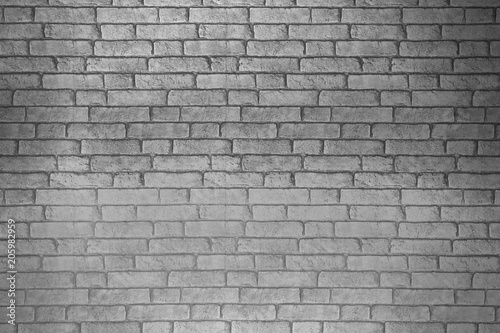 surface of Gray brick vintage wall.