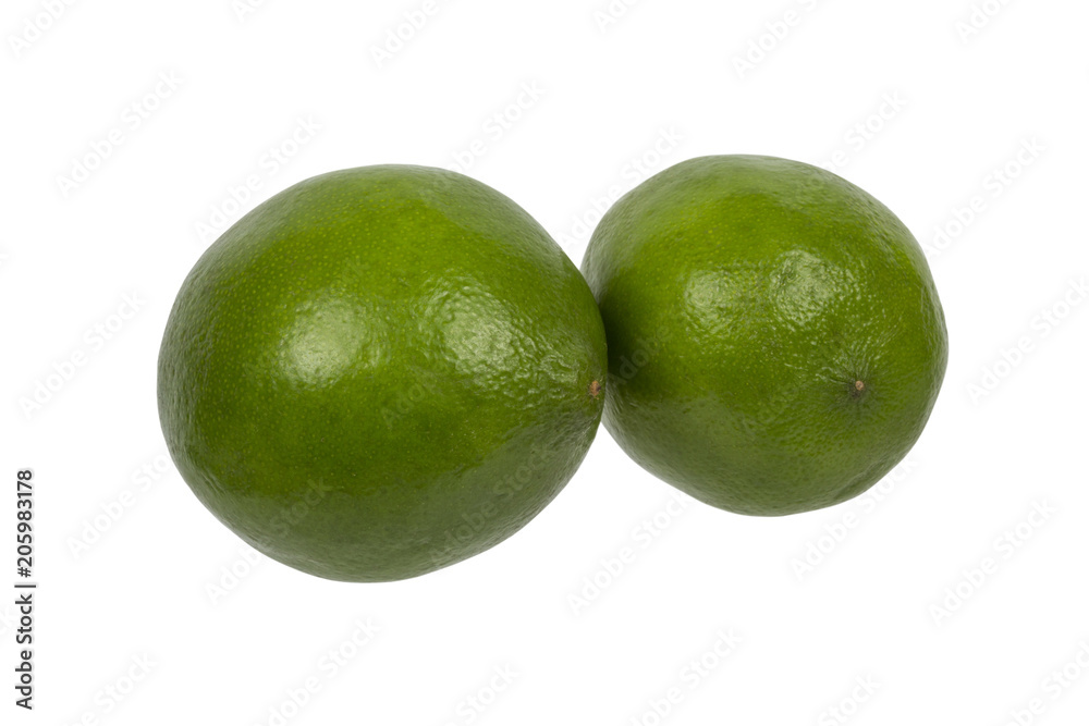 Fruits isolated on a white background Fruits isolated on a white background