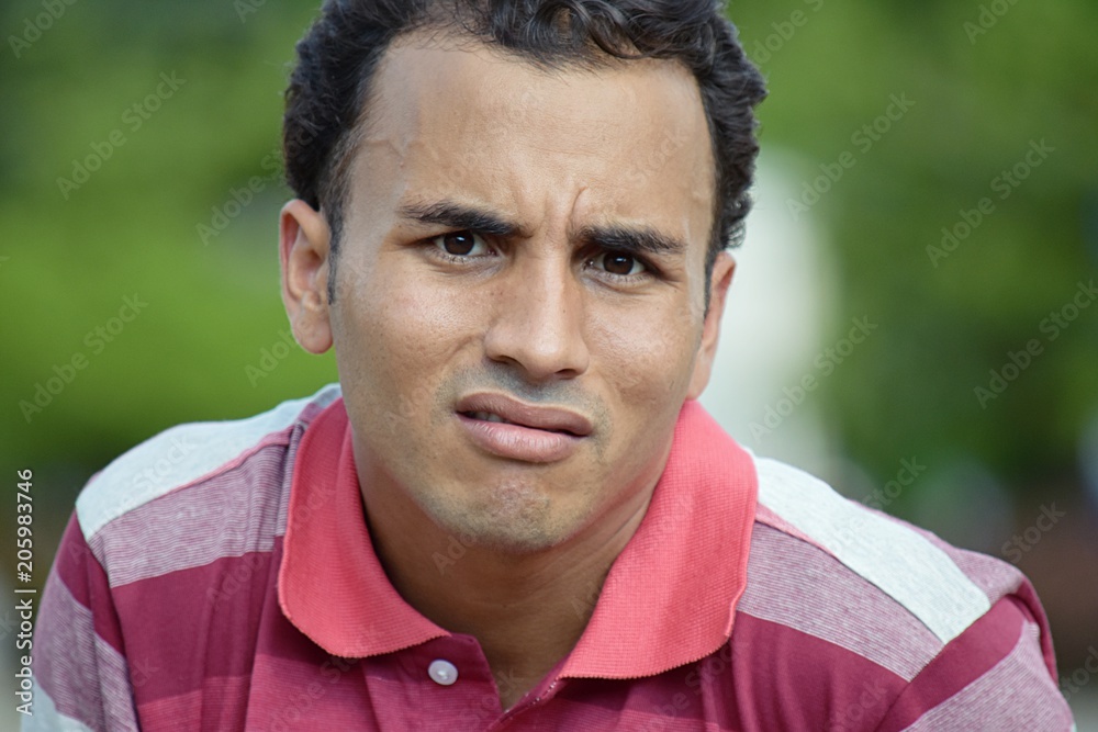 Confused Diverse Male Confused Diverse Male