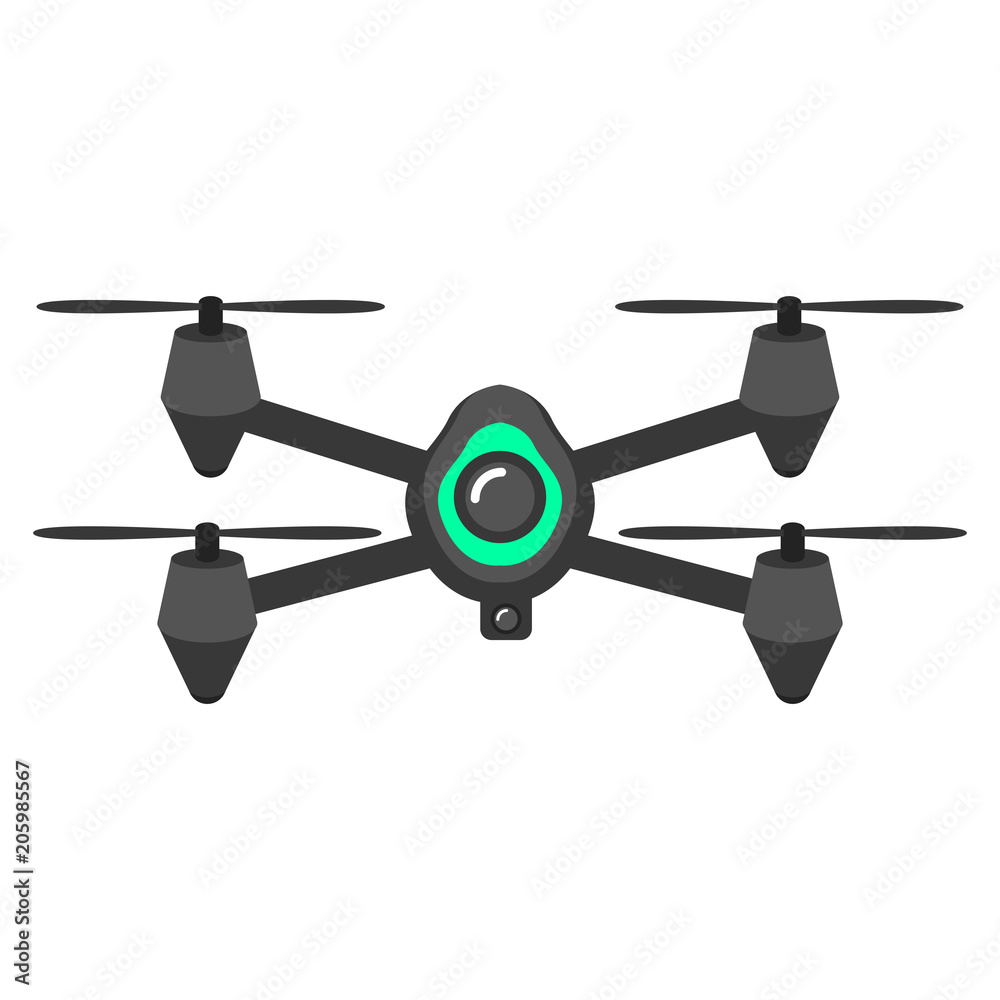 Isolated drone toy icon Isolated drone toy icon
