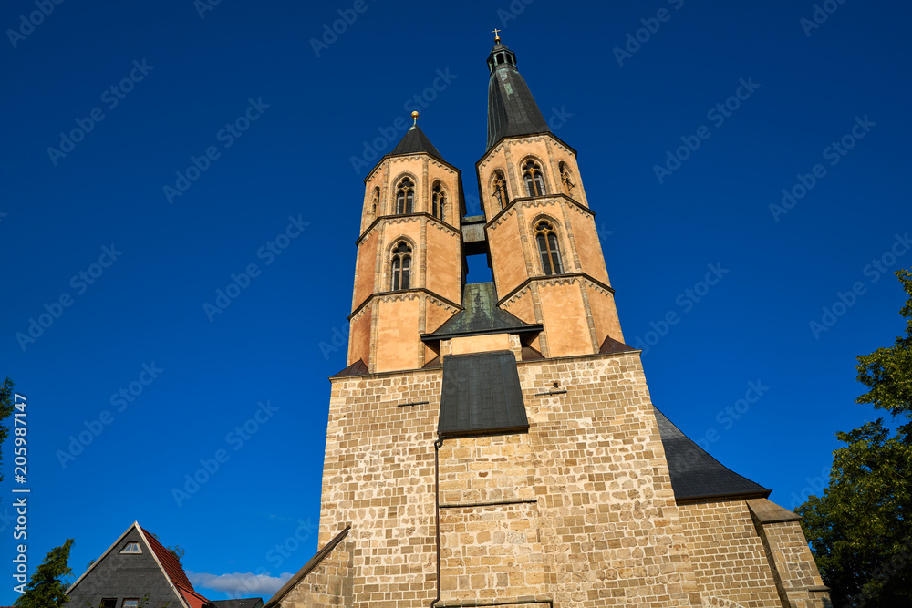 Fototapeta premium Nordhausen St Blasii church Thuringia Germany