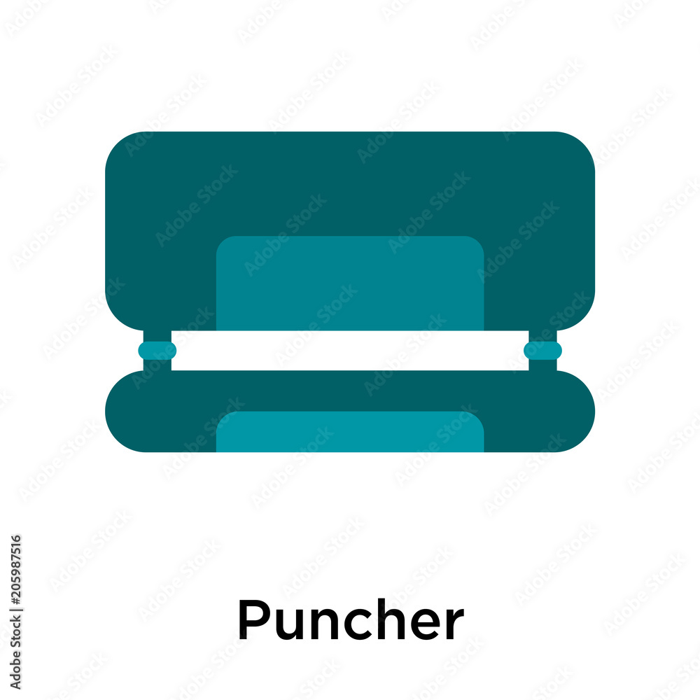 Puncher icon isolated on white background Puncher icon isolated on white background