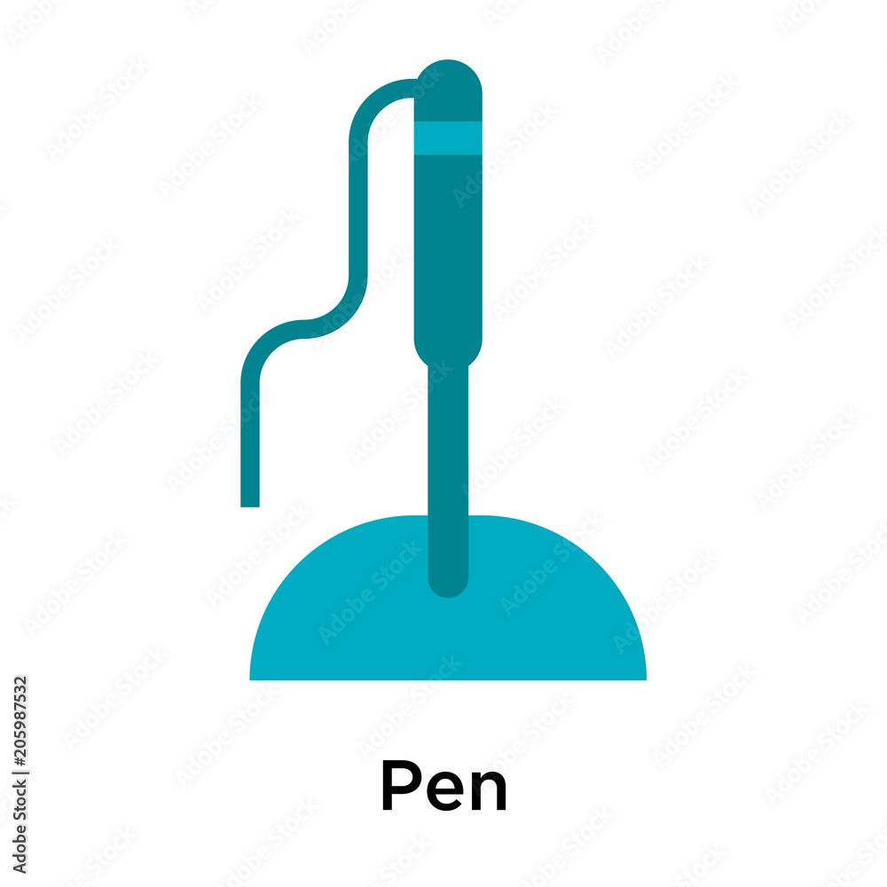 Pen icon isolated on white background Pen icon isolated on white background