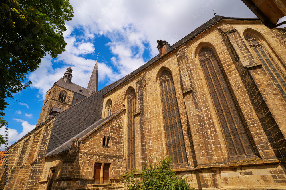 Fototapeta premium Quedlinburg chuch in Harz of Germany