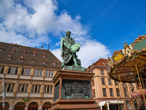 Place Gutenberg in Strasbourg Alsace France