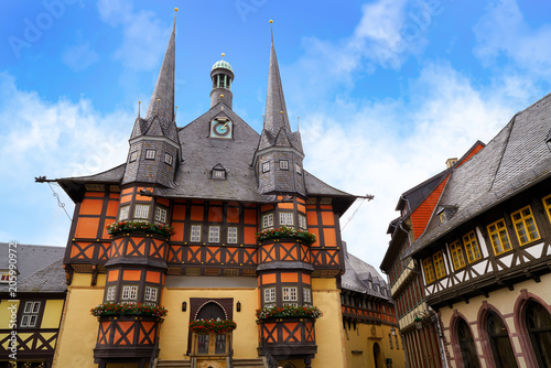 Wernigerode Rathaus Stadt city hall Harz Germany