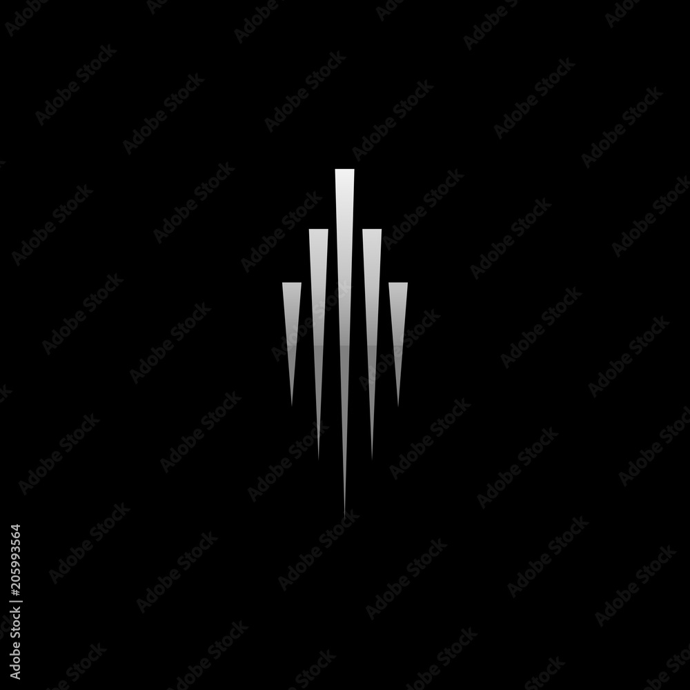 Obraz premium House Abstract Real Estate Countryside Logo Design Template for Company. Building Vector Silhouette, luxury building logo and construction icon Vector design Template