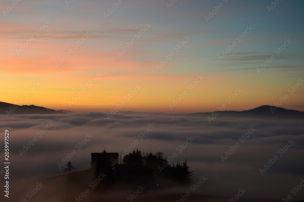 Fototapeta premium nebbia