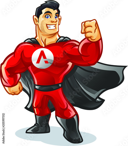 Supply Hero Mascot Design Vector