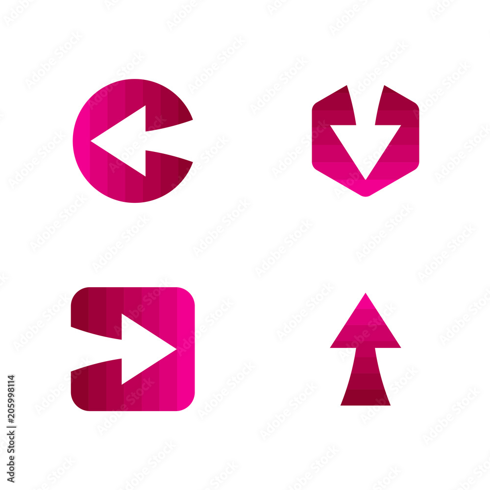 Arrow Vector Template Design Illustration Arrow Vector Template Design Illustration