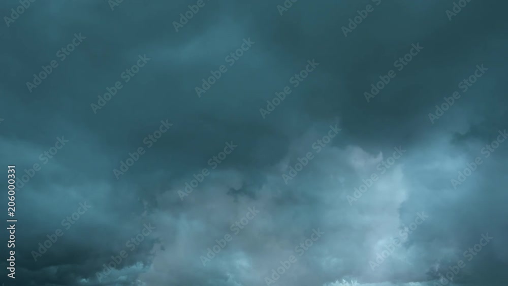 Dark sky and fog. Slow motion Dark sky and fog. Slow motion