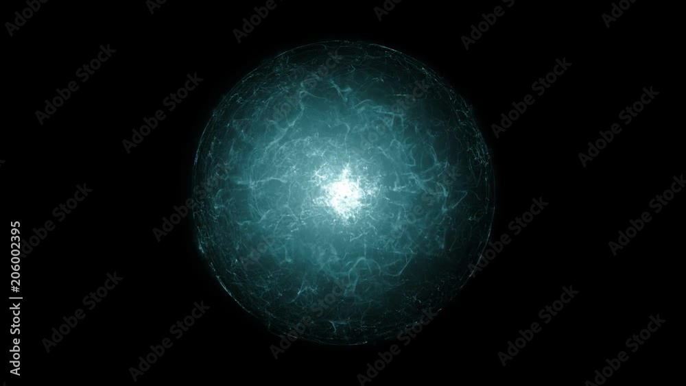 Blue source of energy in a dark background Blue source of energy in a dark background