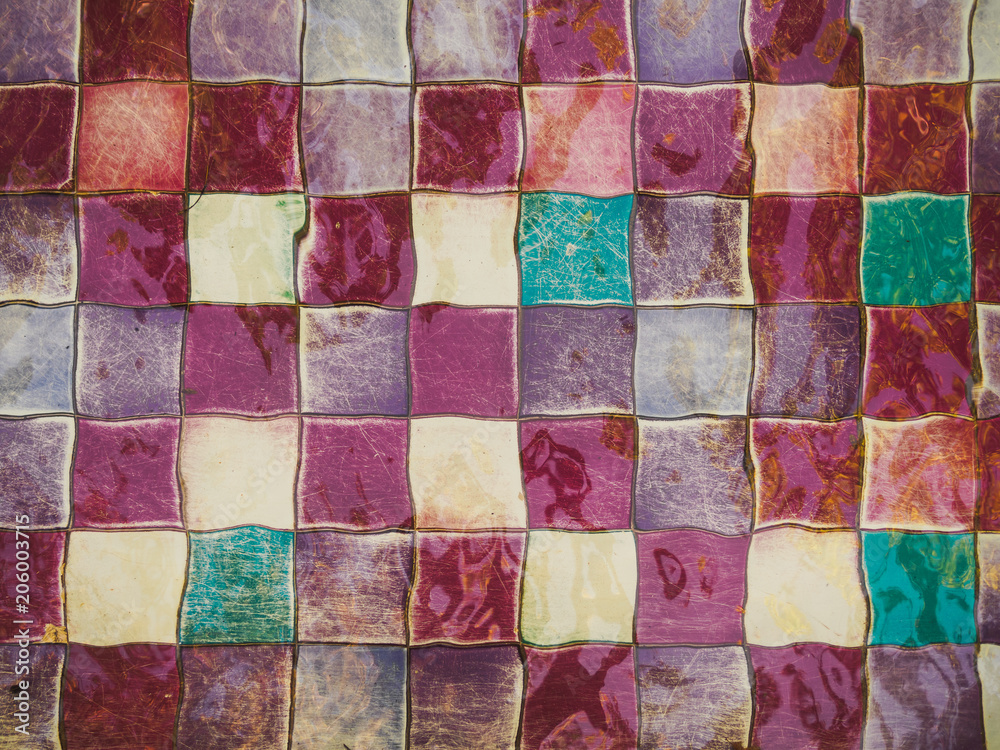 Pool color tiles in water. background texture Pool color tiles in water. background texture