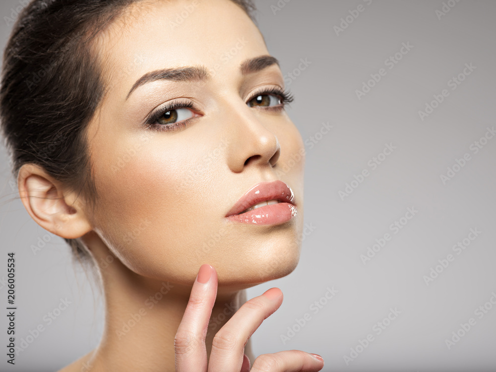 Beautiful woman face Beautiful woman face