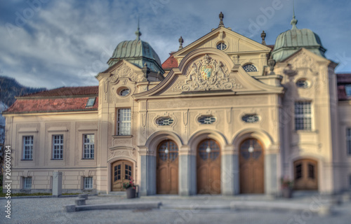 Historical building at the Kurgarten, Bad Reichenhall, Germany - Bavaria © Sven