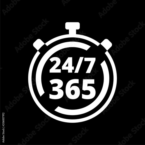 Open 24 7 365 24 7 365 24 7 365 Icon On Dark Background Stock Vector Adobe Stock Open 24 7 365 24 7 365 24 7 365 Icon On Dark Background Stock Vector Adobe Stock