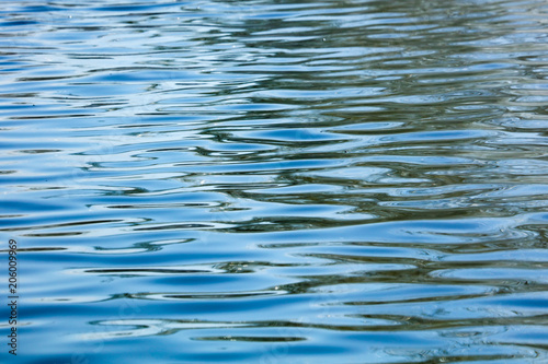 The smooth water as an abstract background